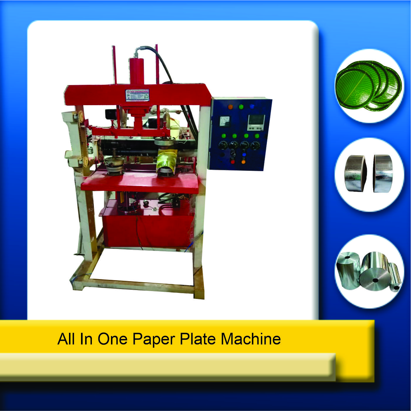 Single Die Paper Plate Making Machine