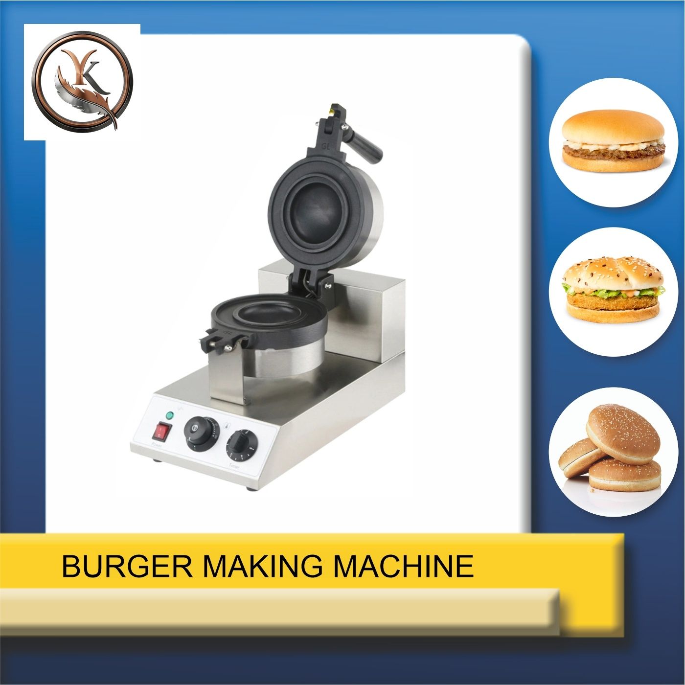 vertical burger making machine