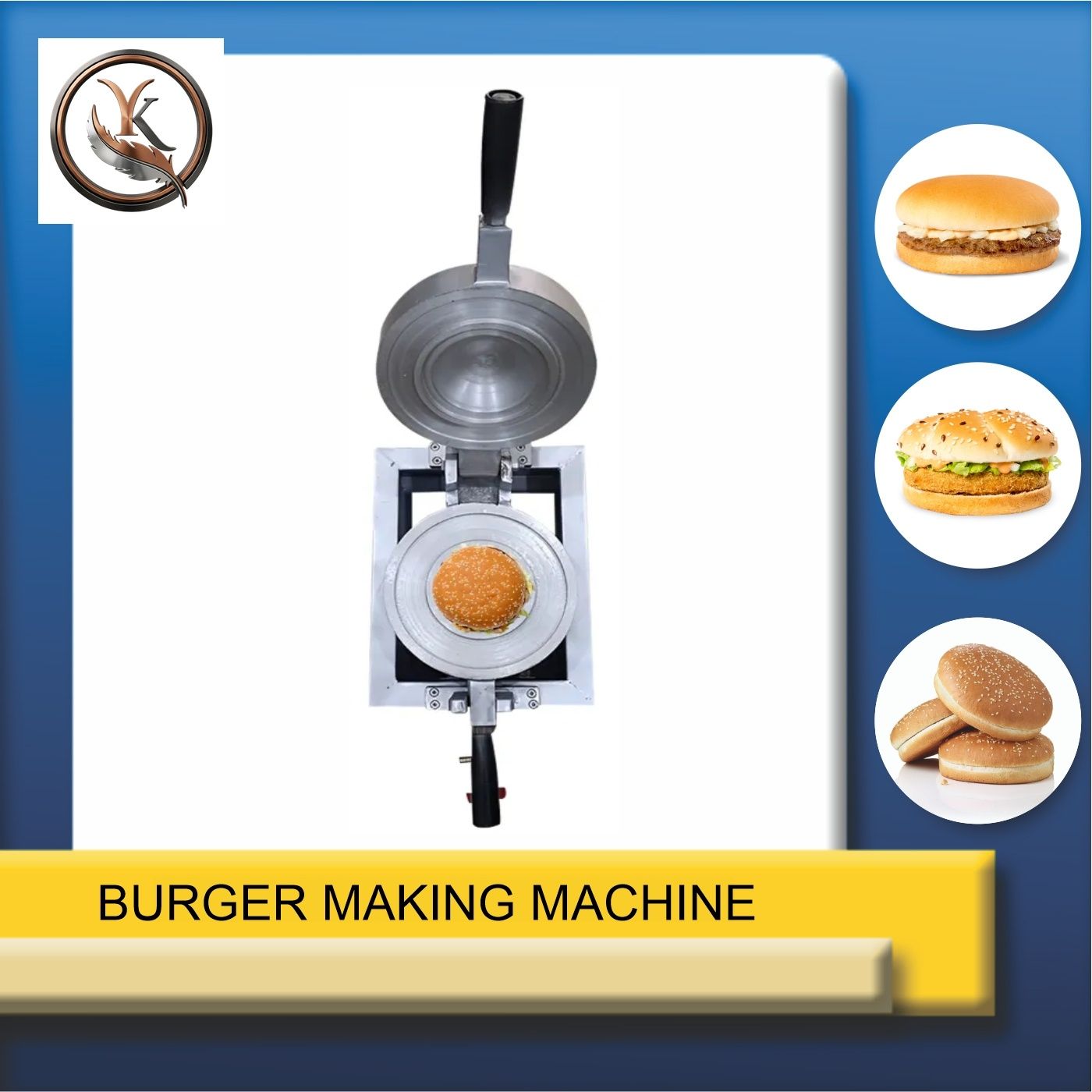 vertical burger making machine