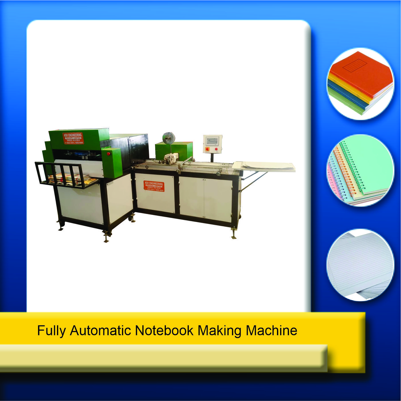 notebook stitching and folding machine